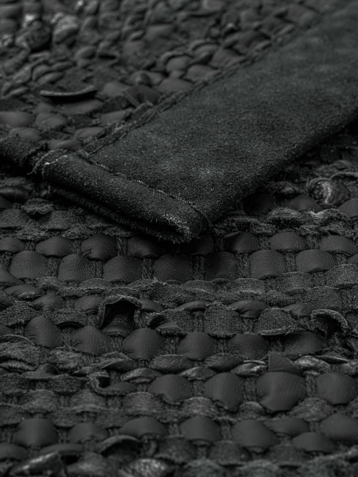 Alfombra Leather 140x200 cm - dark grey (gris oscuro) - Rug Solid