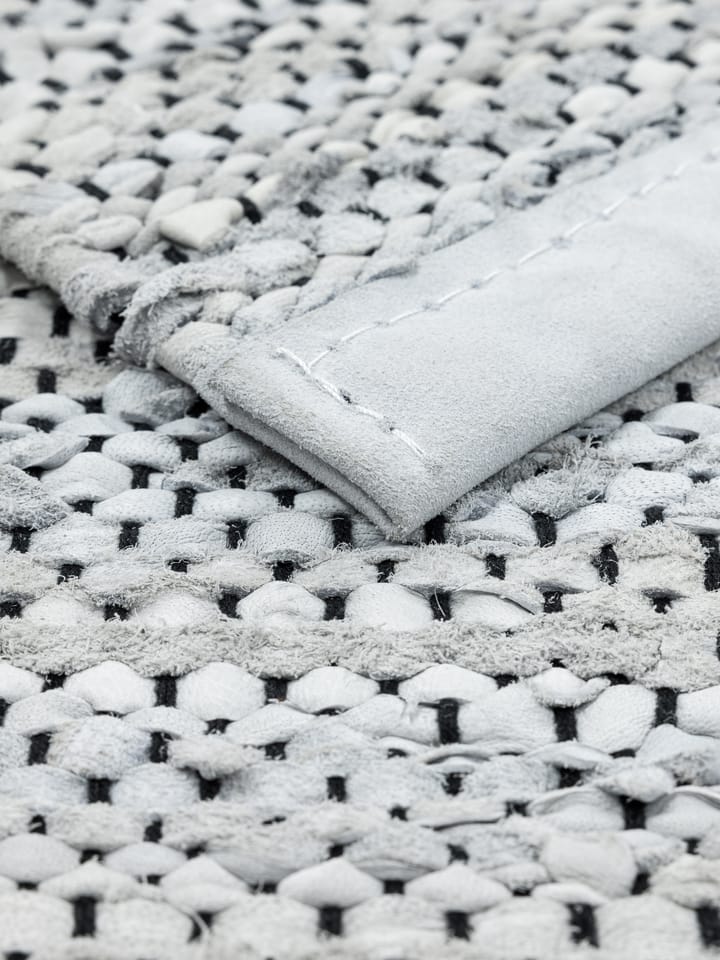 Alfombra Leather 140x200 cm, light grey (gris claro) Rug Solid