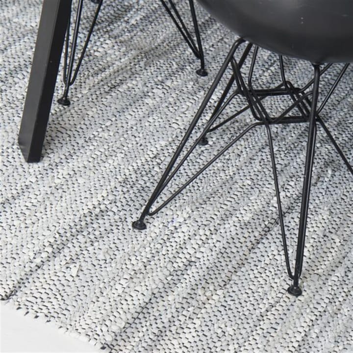 Alfombra Leather 140x200 cm, light grey (gris claro) Rug Solid