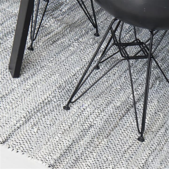 Alfombra Leather 140x200 cm - light grey (gris claro) - Rug Solid