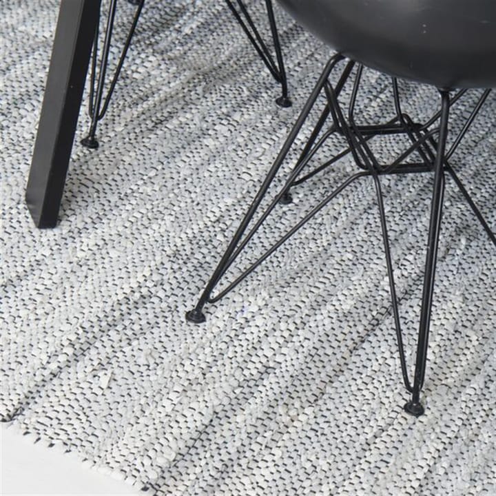 Alfombra Leather 170x240 cm - light grey (gris claro) - Rug Solid