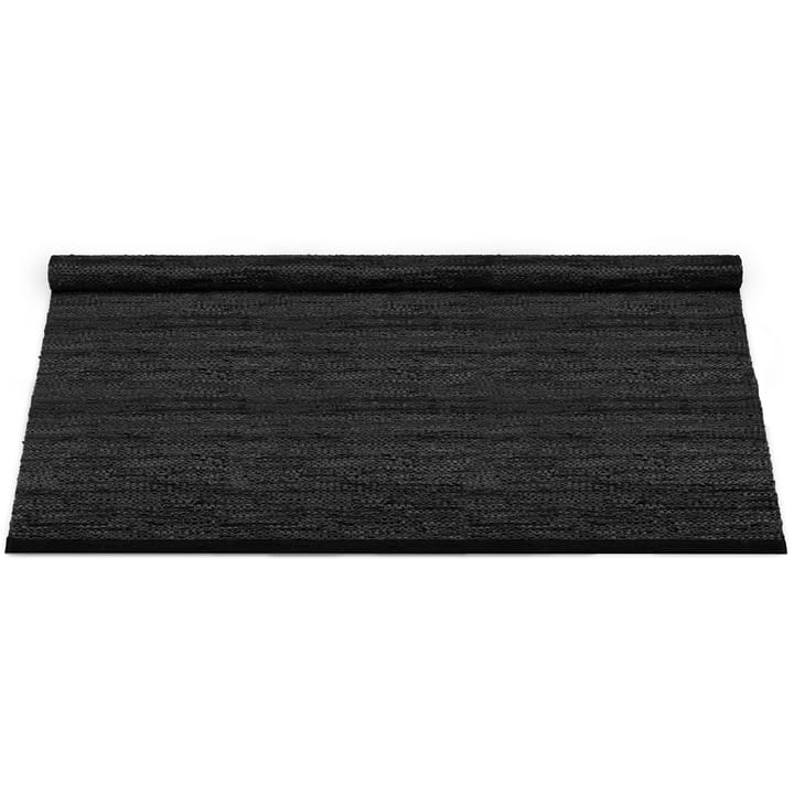 Alfombra Leather 200x300 cm - black (negro) - Rug Solid