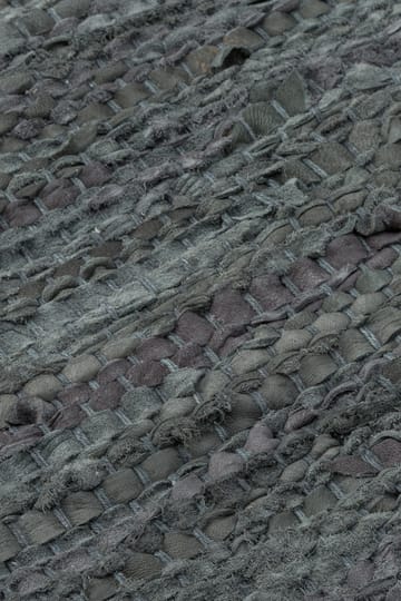 Alfombra Leather 60x90 cm - dark grey (gris oscuro) - Rug Solid