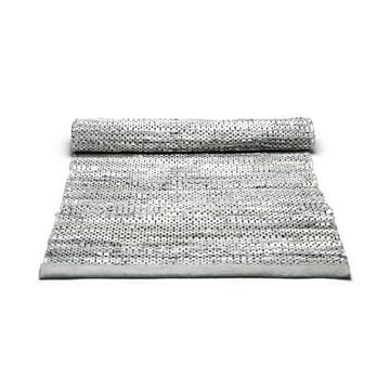 Alfombra Leather 60x90 cm - light grey (gris claro) - Rug Solid