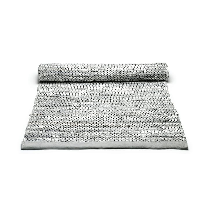 Alfombra Leather 60x90 cm, light grey (gris claro) Rug Solid