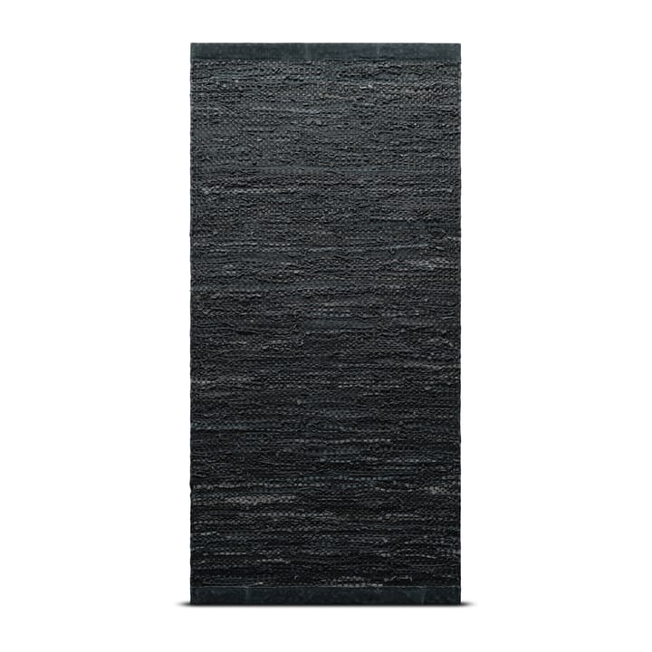 Alfombra Leather 65x135 cm - dark grey (gris oscuro) - Rug Solid