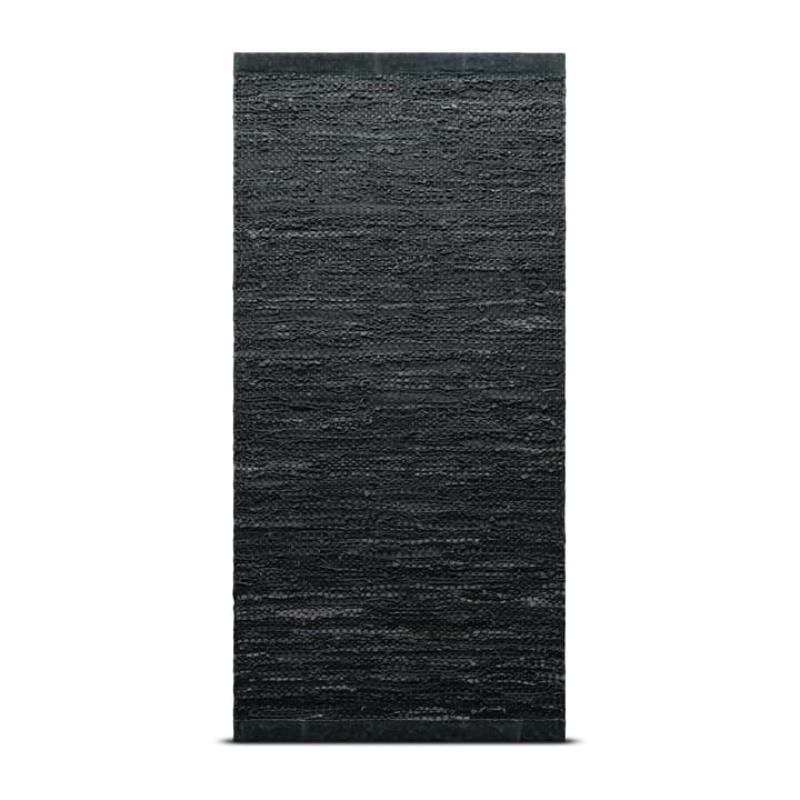 Alfombra Leather 65x135 cm - dark grey (gris oscuro) - Rug Solid