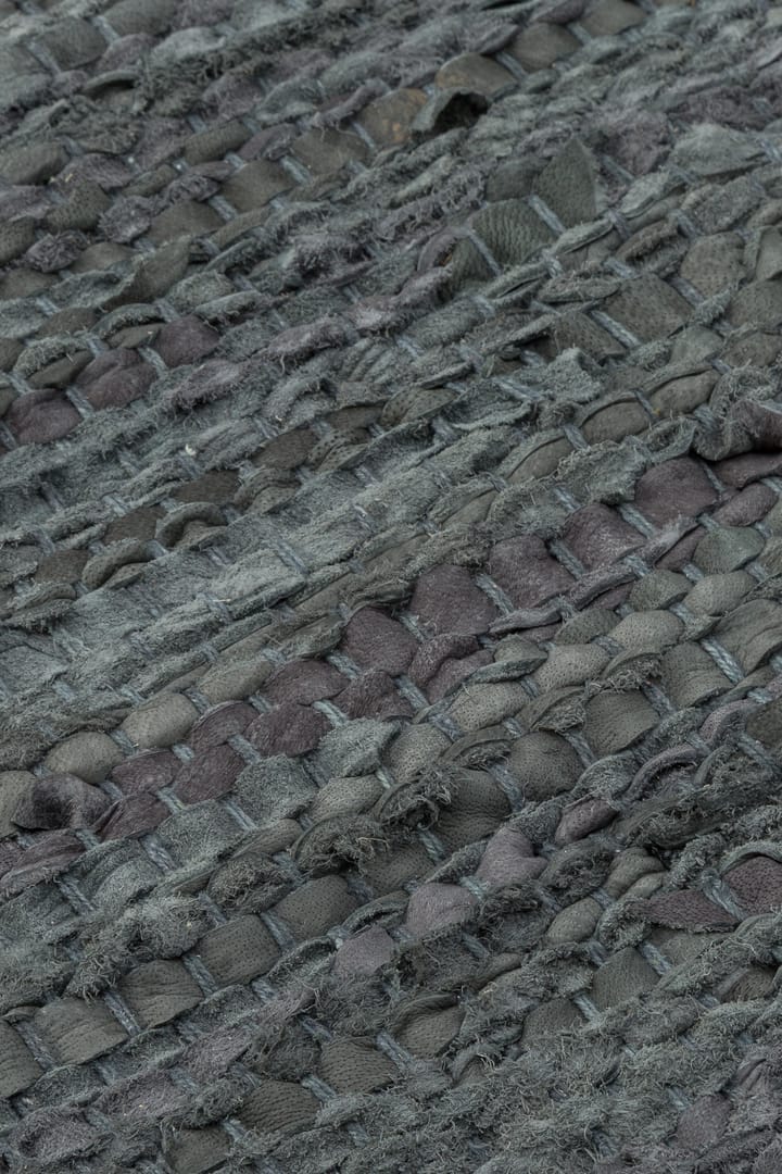 Alfombra Leather 65x135 cm, dark grey (gris oscuro) Rug Solid
