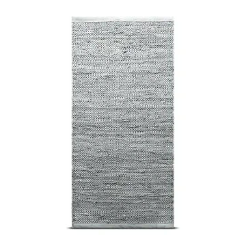 Alfombra Leather 65x135 cm - light grey (gris claro) - Rug Solid