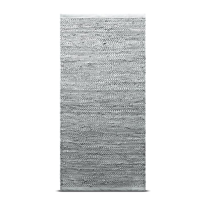 Alfombra Leather 65x135 cm - light grey (gris claro) - Rug Solid