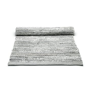 Alfombra Leather 65x135 cm - light grey (gris claro) - Rug Solid