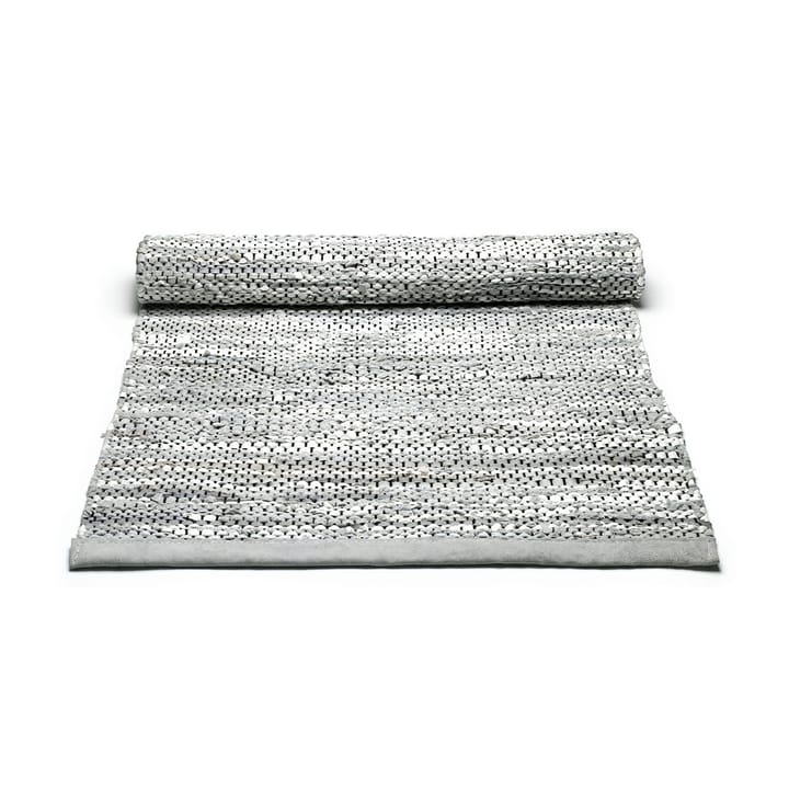 Alfombra Leather 65x135 cm, light grey (gris claro) Rug Solid