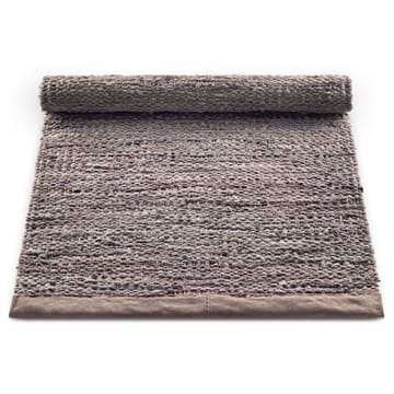 Alfombra Leather 65x135 cm - Wood (marrón) - Rug Solid