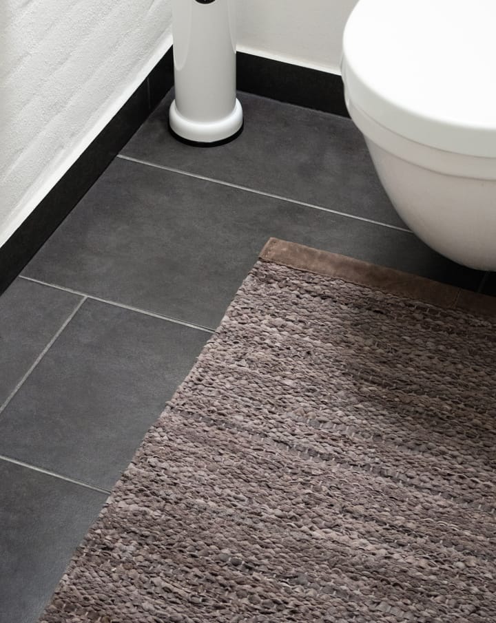 Alfombra Leather 65x135 cm, Wood (marrón) Rug Solid