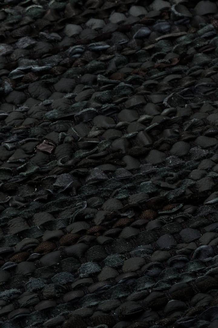 Alfombra Leather 75x200 cm, black (negro) Rug Solid