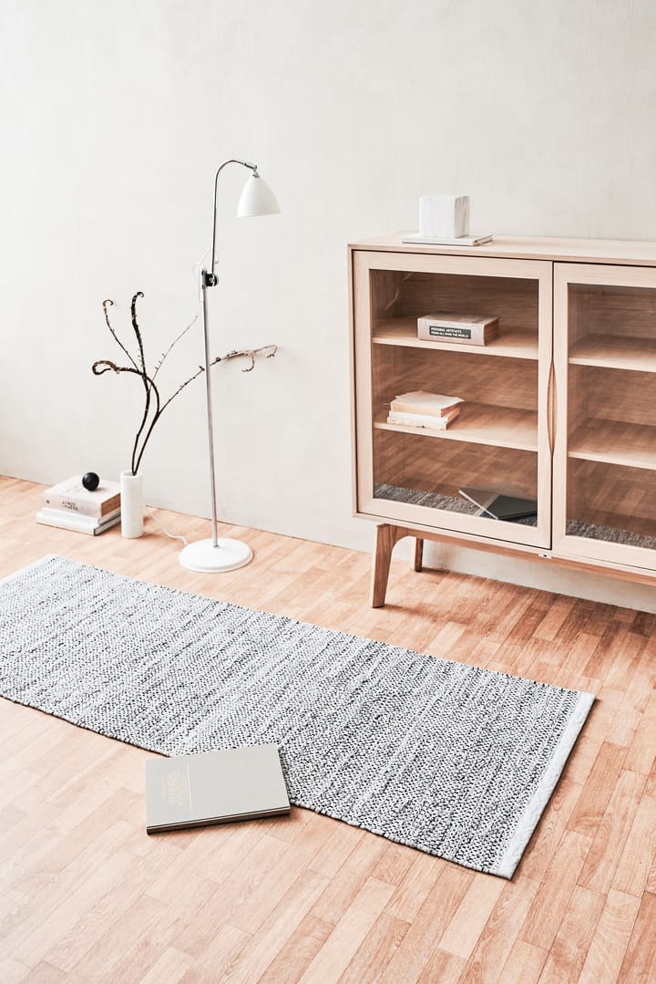 Alfombra Leather 75x200 cm, light grey (gris claro) Rug Solid