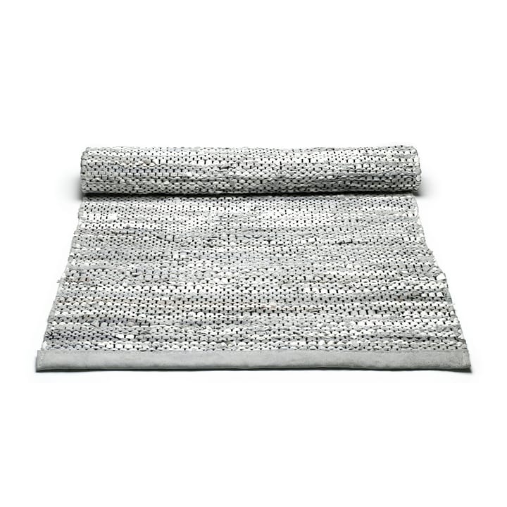 Alfombra Leather 75x200 cm, light grey (gris claro) Rug Solid