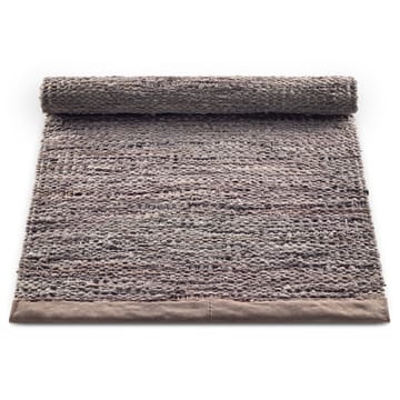 Alfombra Leather 75x200 cm - Wood (marrón) - Rug Solid