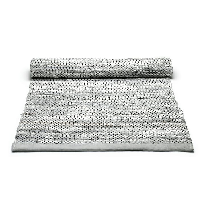 Alfombra Leather 75x300 cm, light grey (gris claro) Rug Solid