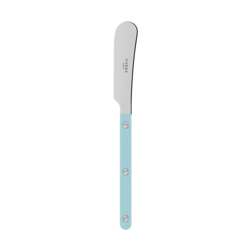 Cuchillo de mantequilla Bistrot solid 14 cm, Azul pastel SABRE Paris