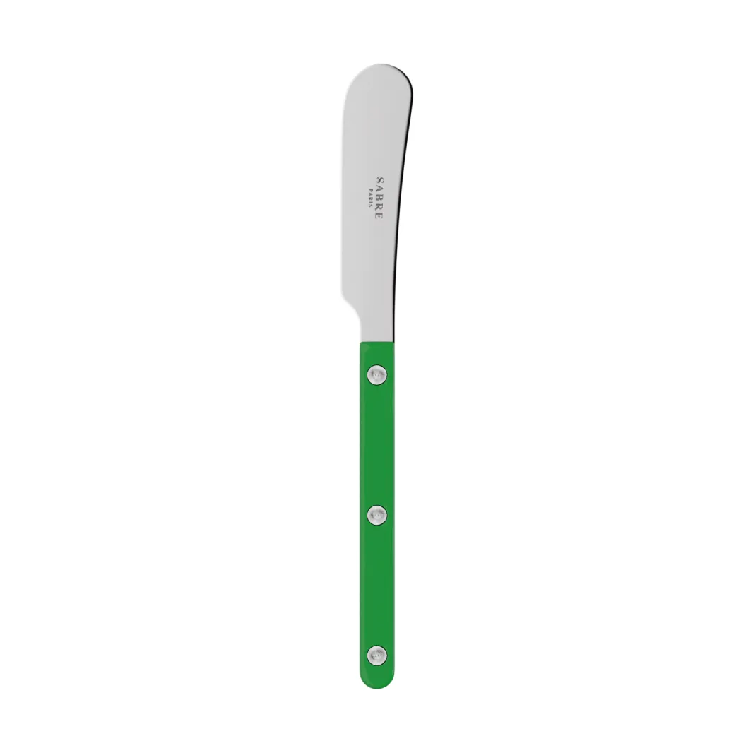 Cuchillo de mantequilla Bistrot solid 14 cm, Verde Jardín SABRE Paris