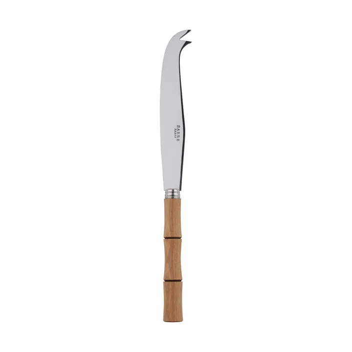 Cuchillo de queso Bamboo shape 16 cm - Madera clara laminada - SABRE Paris