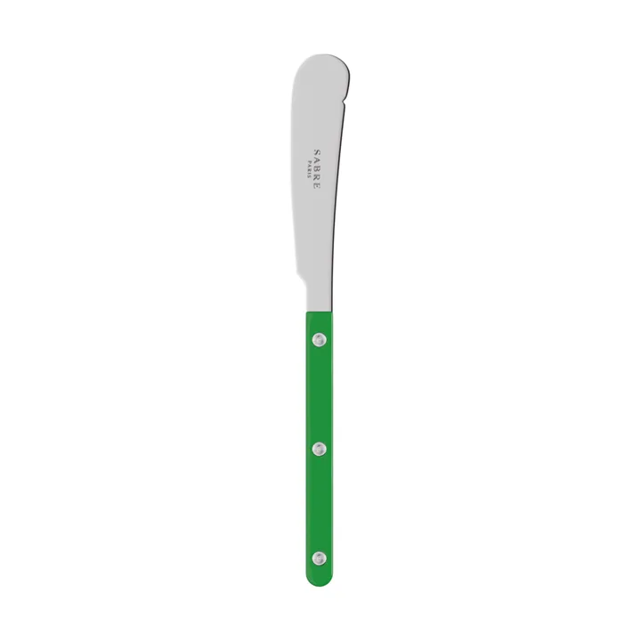 Cuchillo para mantequilla Bistrot solid 16 cm - Verde Jardín - SABRE Paris