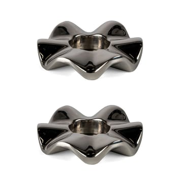 2 Candelabros Signe - plata - Sagaform