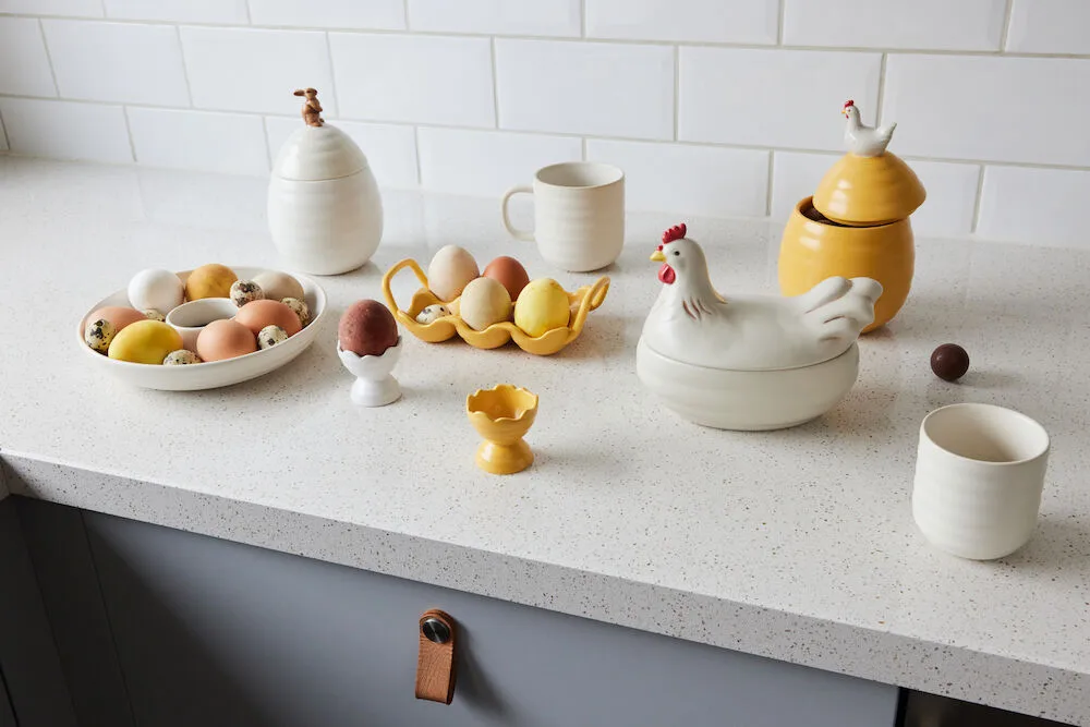 2 Hueveras Ellen, Amarillo Sagaform