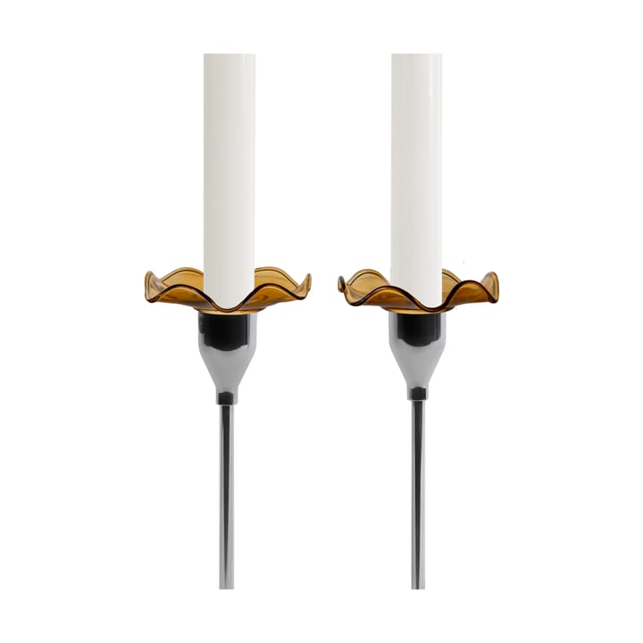 2 Protectores de vela Viva - Amber - Sagaform
