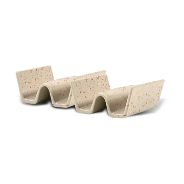 2 Soportes para tacos Ditte - Beige-burdeos - Sagaform
