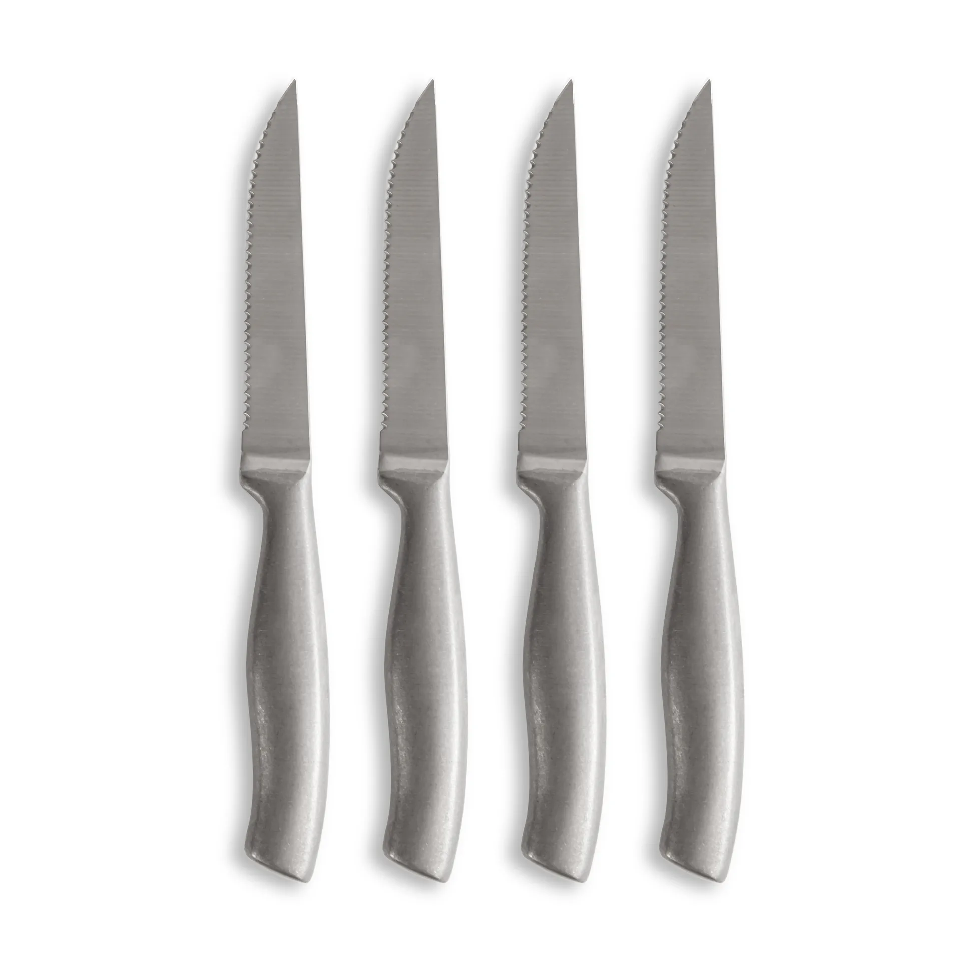 4 Cuchillos de carne Fredde 22,5 cm, Silver Sagaform