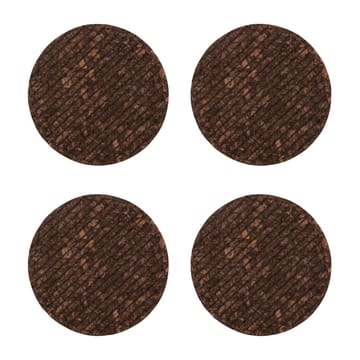 4 Posavasos de corcho Dante - marrón - Sagaform