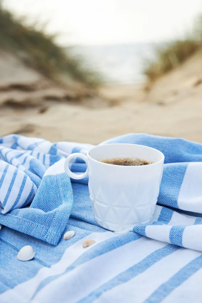 4 Tazas de café Picknick, blanco Sagaform