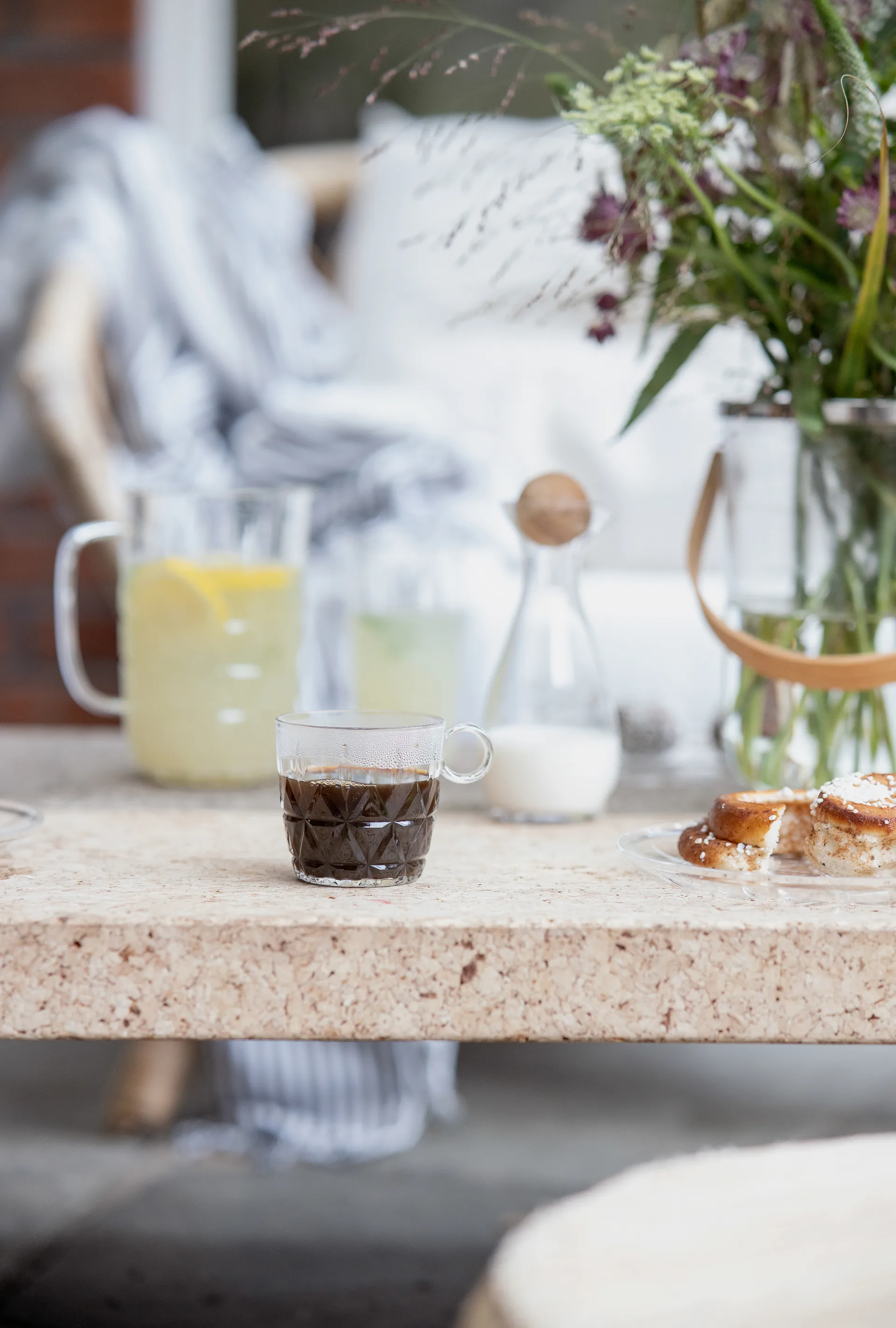 4 Tazas de café Picknick, transparente Sagaform