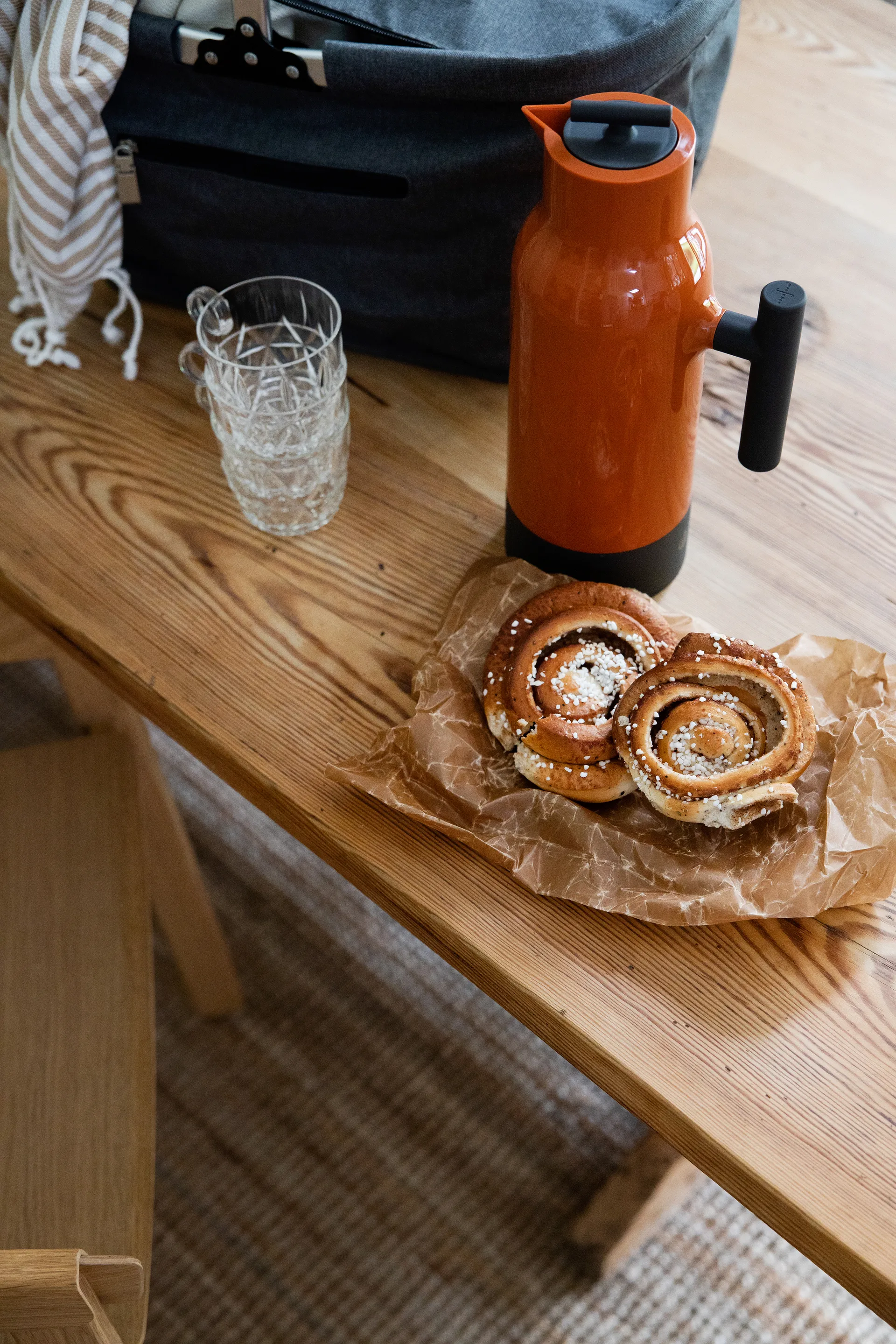 4 Tazas de café Picknick, transparente Sagaform