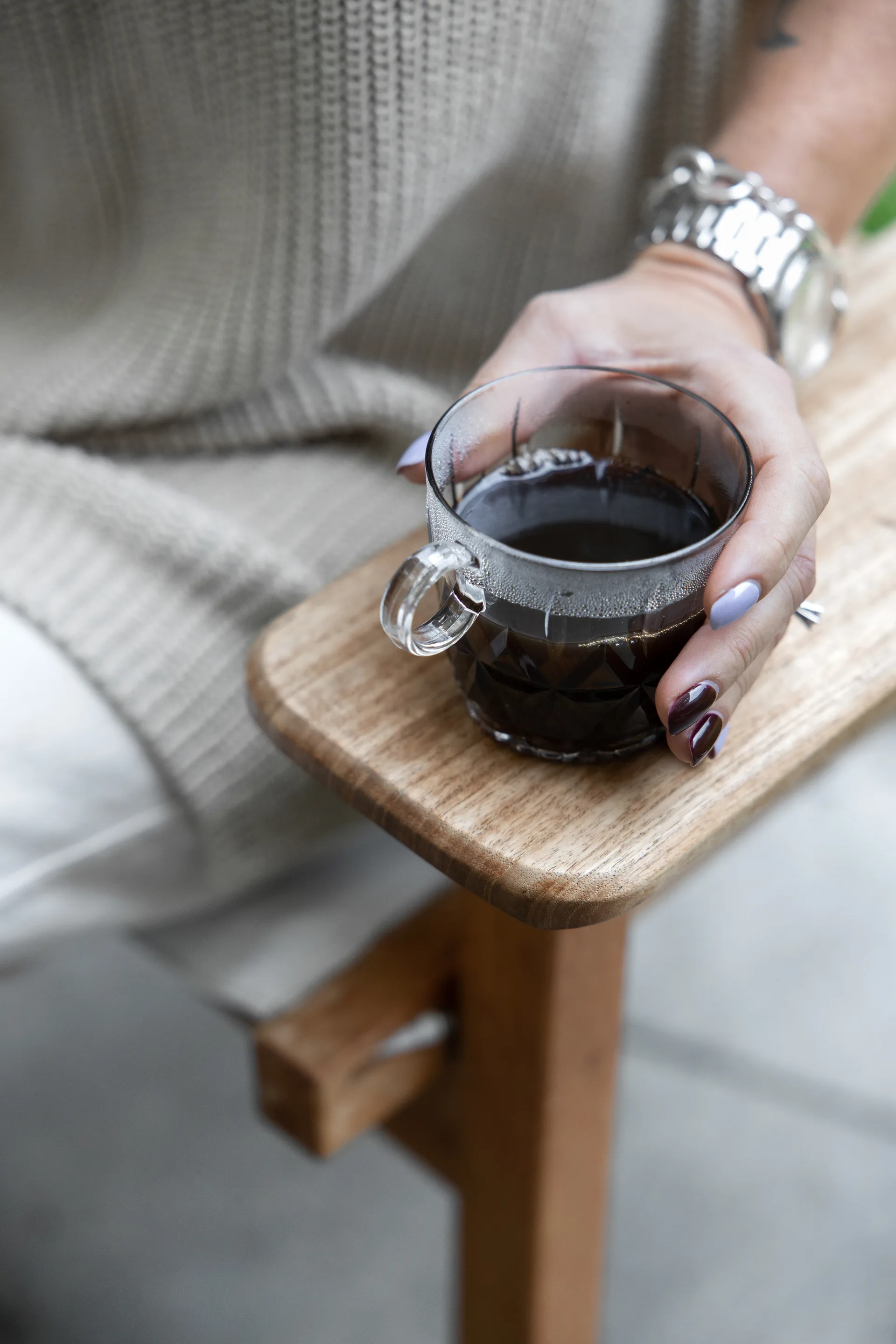 4 Tazas de café Picknick, transparente Sagaform