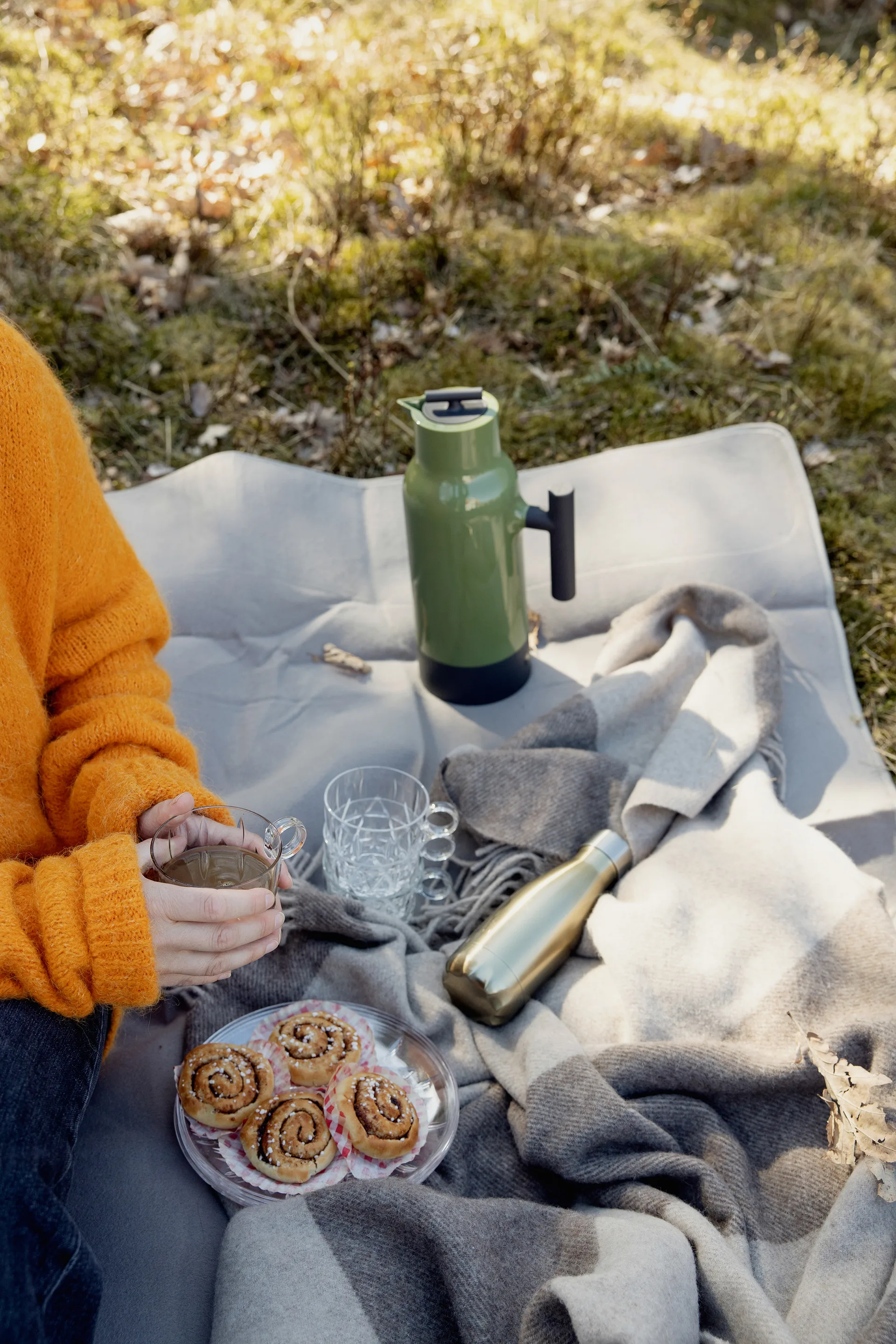 4 Tazas de café Picknick, transparente Sagaform