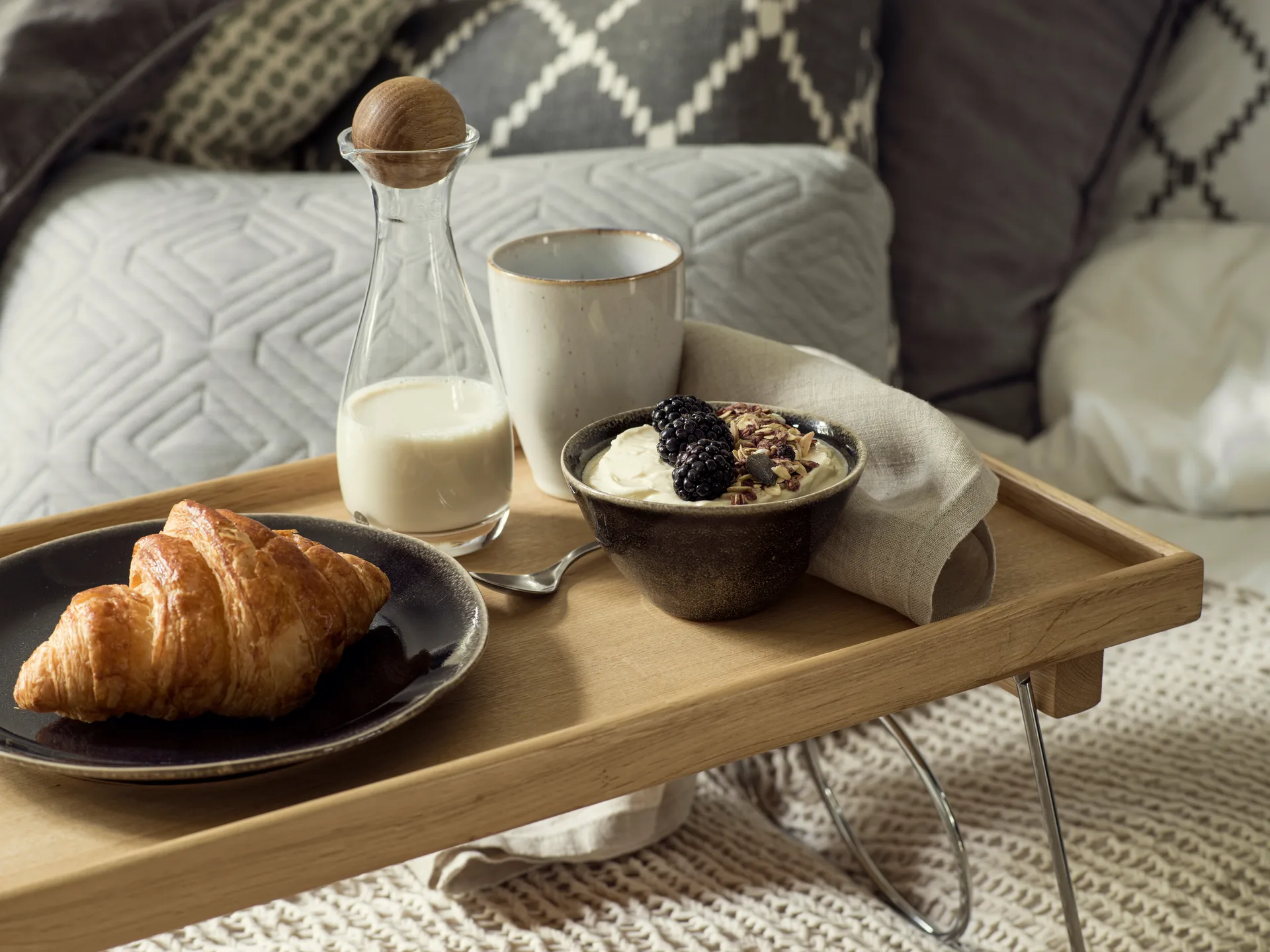 Bandeja de cama Nature, roble Sagaform