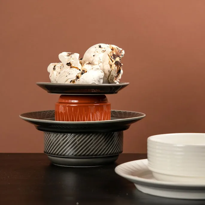 Bol hondo Coffee & More 17 cm, blanco Sagaform