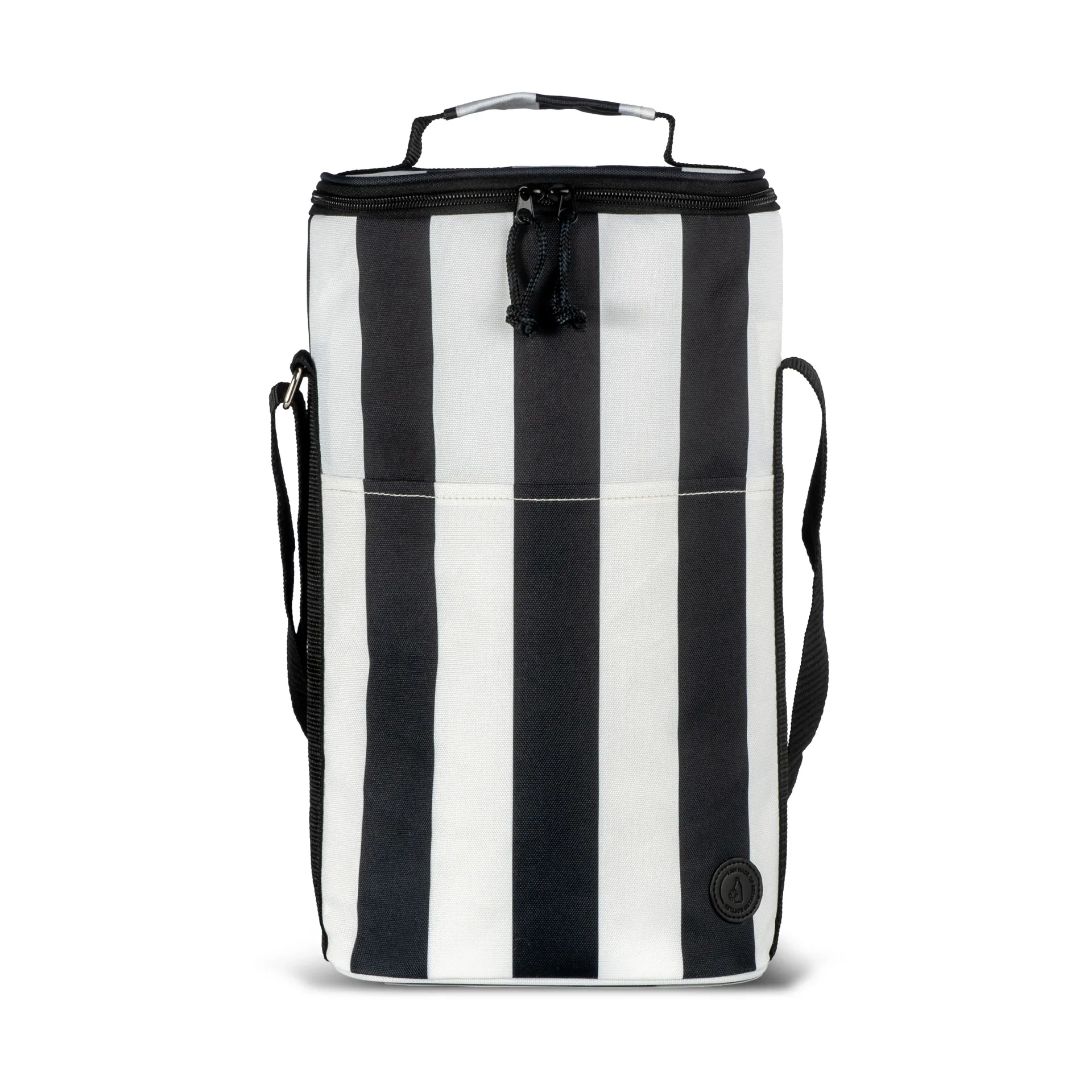Bolsa refrigeración City alta 9 L, Negro-blanco Sagaform