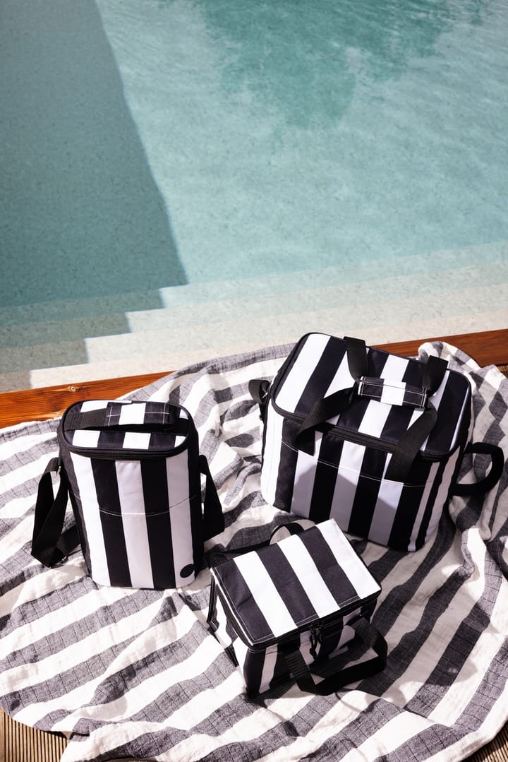 Bolsa refrigeración City alta 9 L, Negro-blanco Sagaform