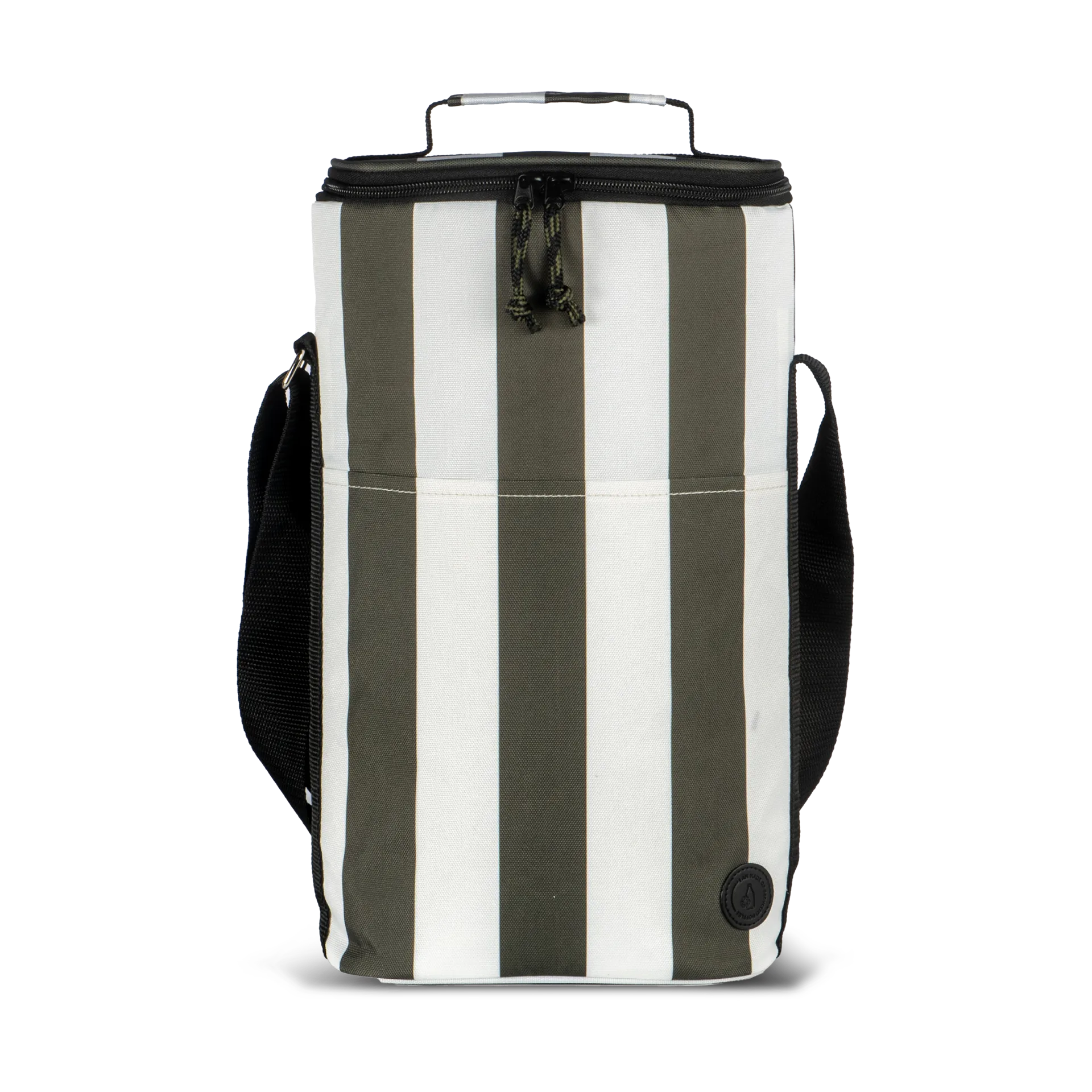 Bolsa refrigeración City alta 9 L, Verde-blanco Sagaform