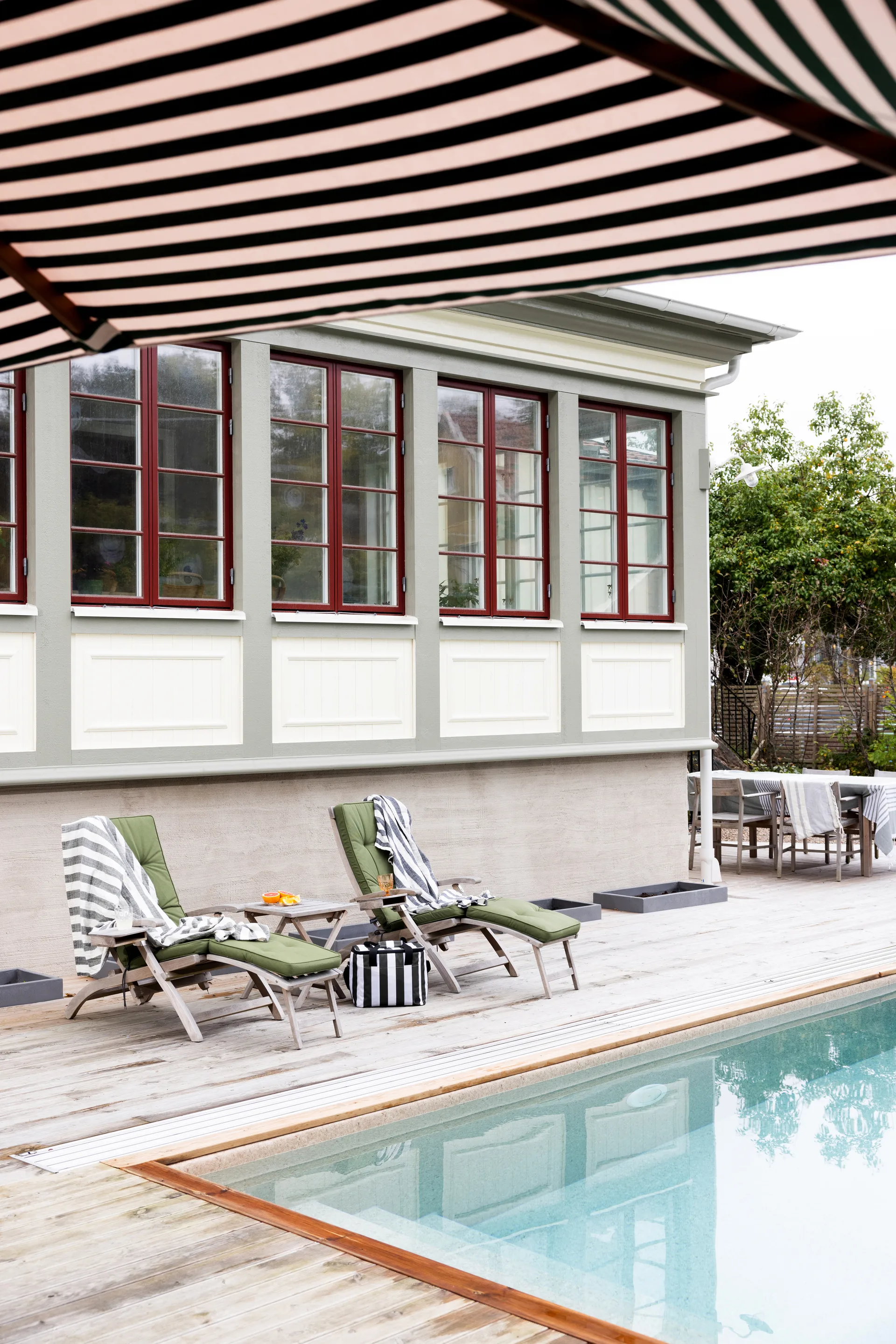 Bolsa refrigeración City grande 20 L, Verde-blanco Sagaform