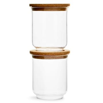 Bote de cristal con tapa Nature - pequeño - Sagaform