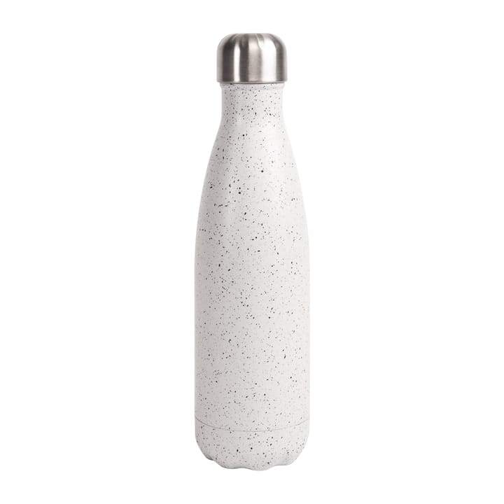 Botella de acero Nils 50 cl - blanco-negro - Sagaform