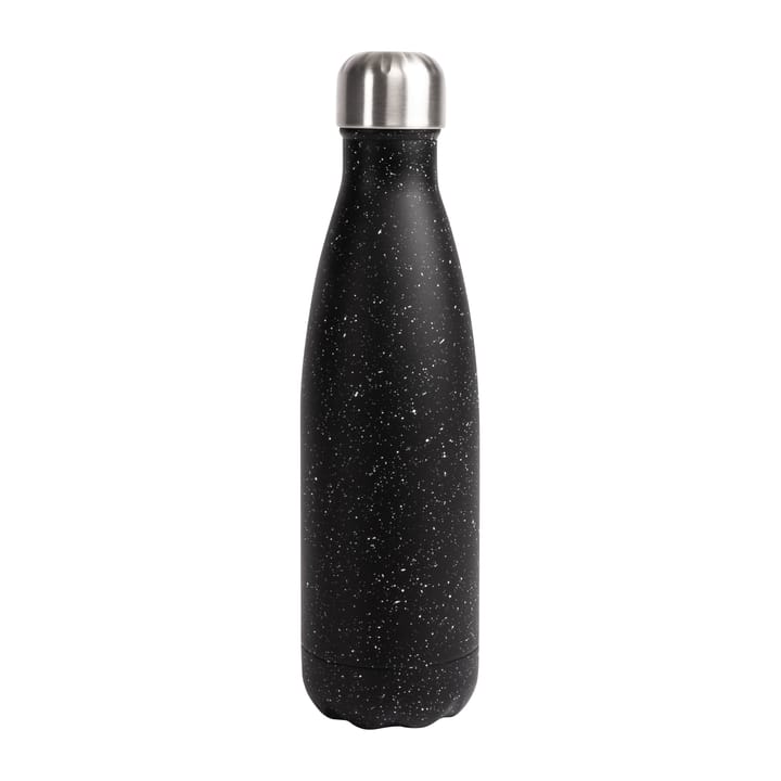 Botella de acero Nils 50 cl - negro-blanco - Sagaform
