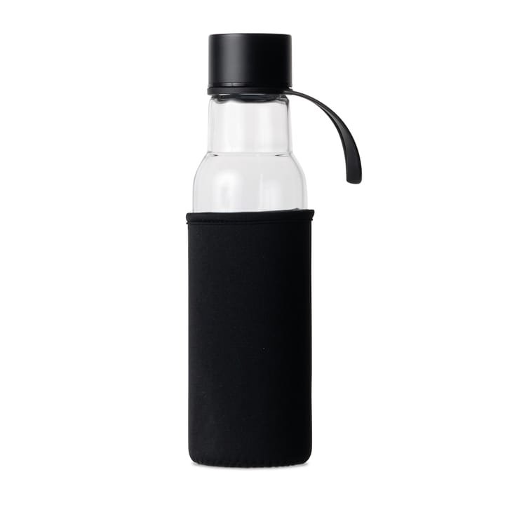 Botella de vidrio To Go 60 cl, negro Sagaform