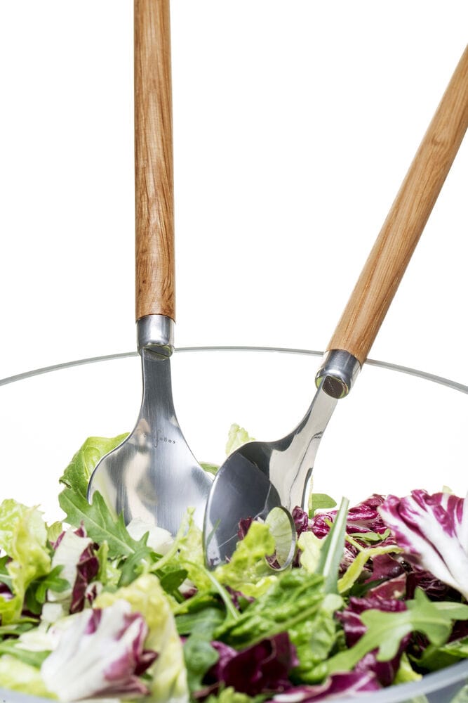 Cubiertos de ensalada Nature, 2-pack, Roble Sagaform