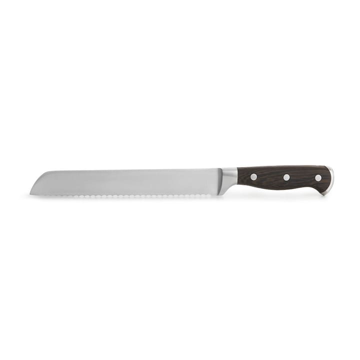 Cuchillo de pan Erik extra largo, Madera wengé-acero inoxidable Sagaform